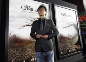 Wan poses at the premiere of "The Conjuring" at the Cinerama Dome in Los Angeles